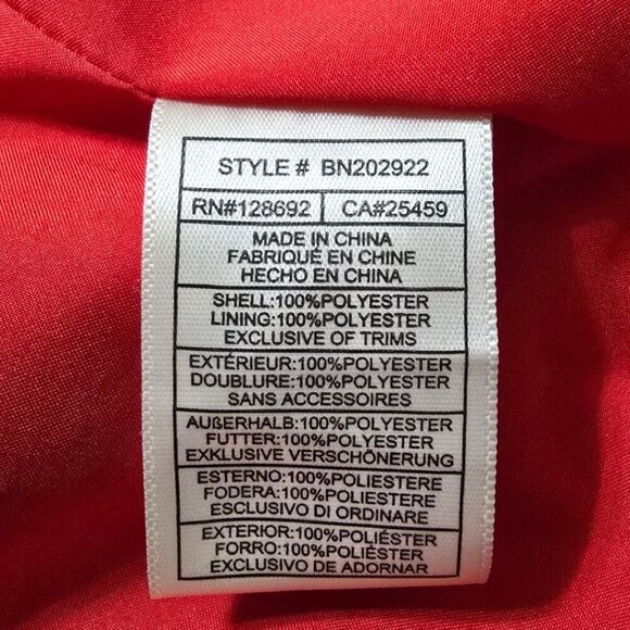 Steve Madden NWT Payton Blazer in Red Sz XS - Picture 10 of 11